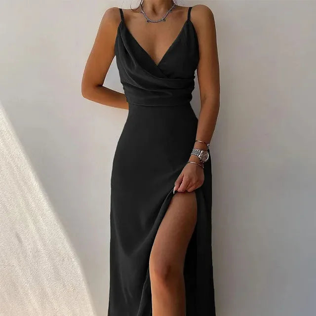 A-lijn Jurk - Effen - Chiffon - Perfect voor de Zomer
