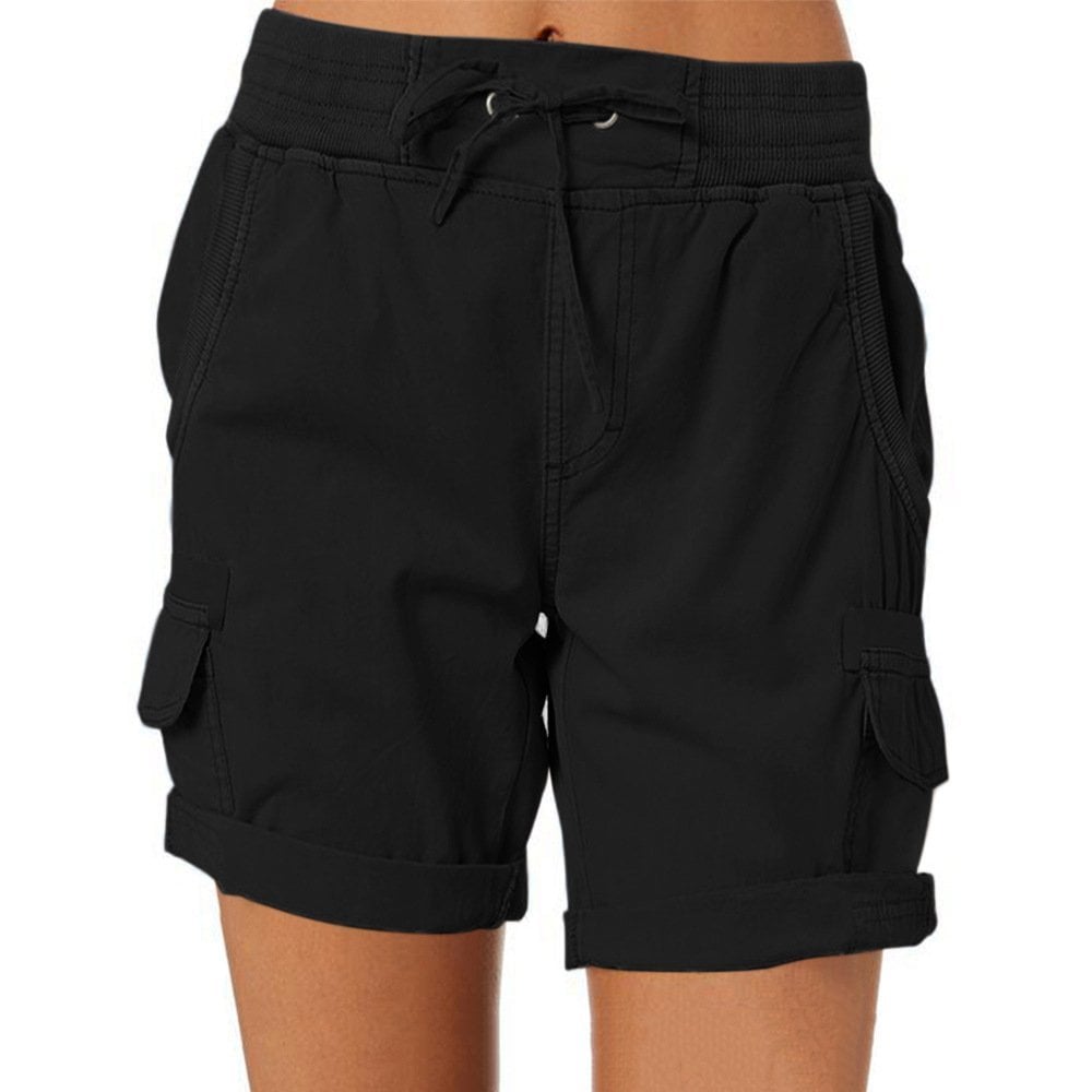 Vrijetijdsshort met hoge taille voor dames