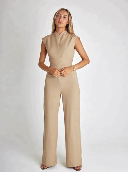 Clémence - Chique jumpsuit met wijde pijpen