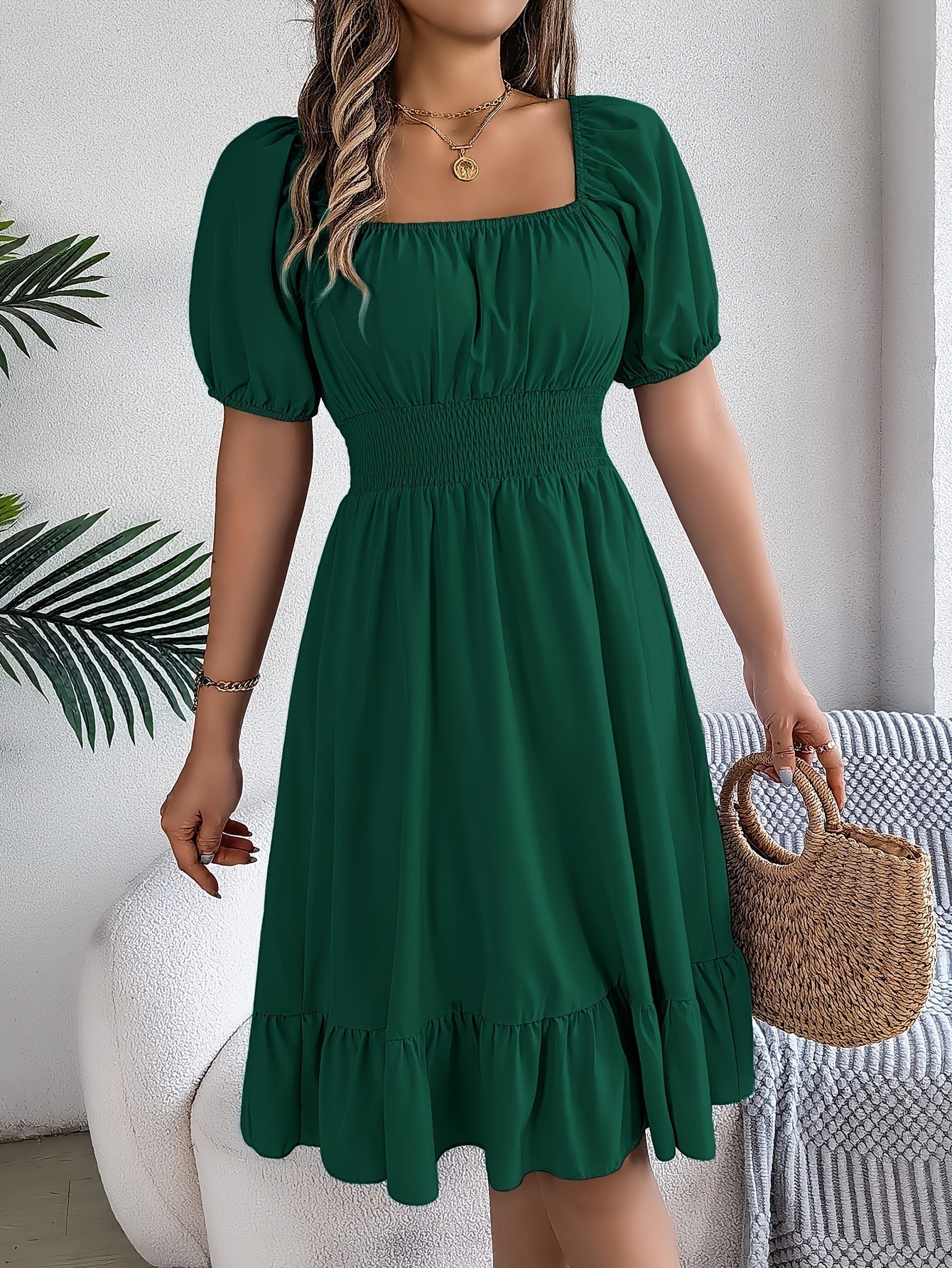 Aansluitende Top - Ruche Collectie - Effen Kleur - Polyester - Ideaal voor Lente/Zomer/Herfst