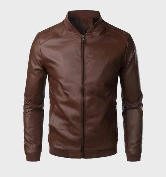 Fabert Jacket | Men's Leather Zip Jacket