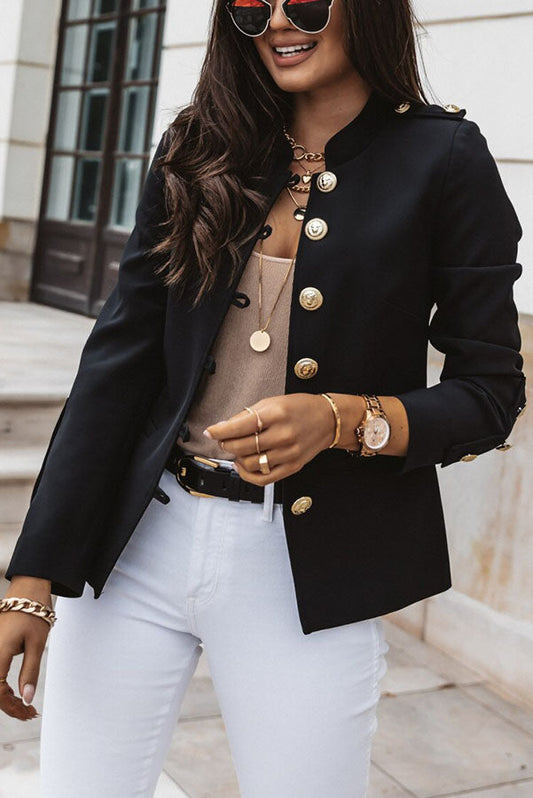 Willene Blazer | Double-Aged Blazer with Gold Buttons