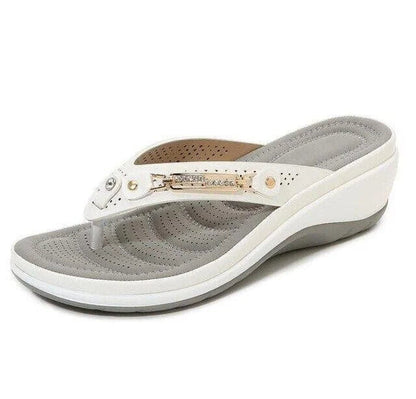 Hatty Zachte, gewatteerde teenslippersandalen