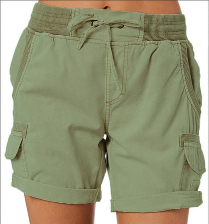 Vrijetijdsshort met hoge taille voor dames