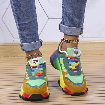 Annemijn | Comfortabele sneakers voor dames in kleurrijke stijl