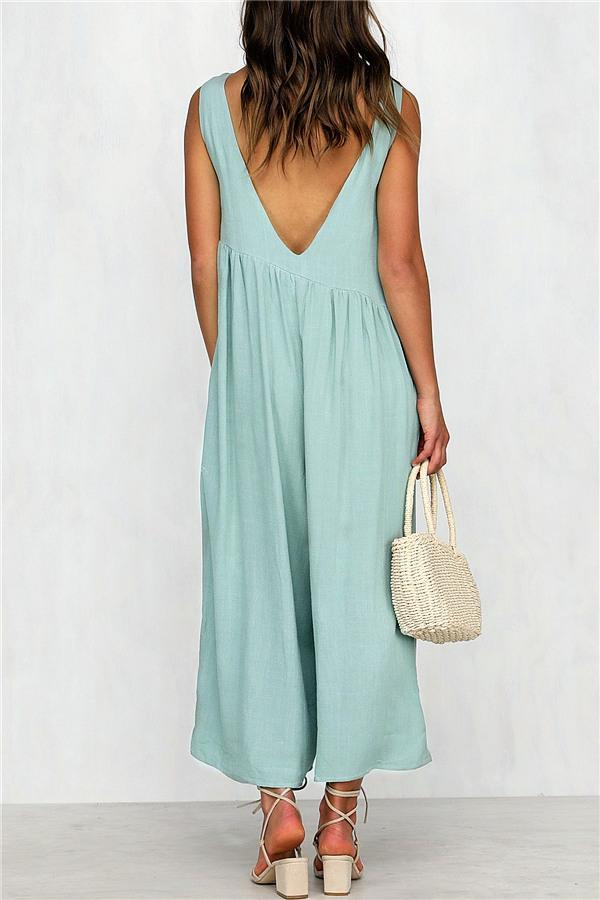 Casual-vest-brede-pijpen-jumpsuit