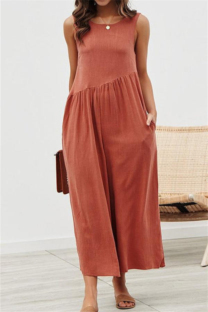 Casual-vest-brede-pijpen-jumpsuit