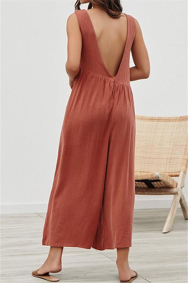 Casual-vest-brede-pijpen-jumpsuit