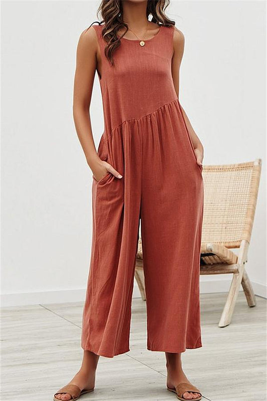 Casual-vest-brede-pijpen-jumpsuit