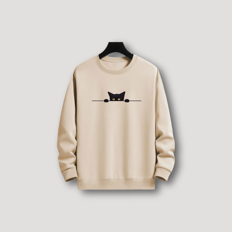 Emil - Grafisch sweatshirt zwarte kat