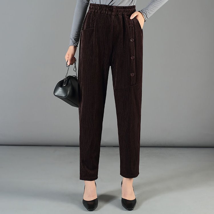 Leslie - Broek met veloursvoering