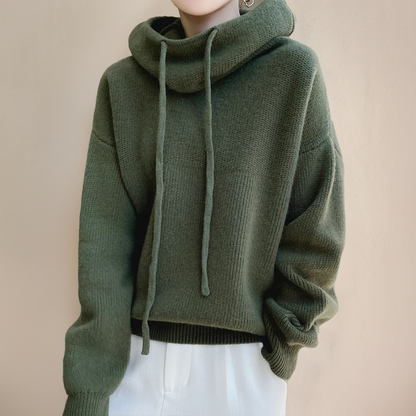 Sharon | Knusse gebreide hoodie