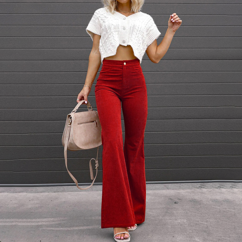 Vogue Style Uitlopende broek