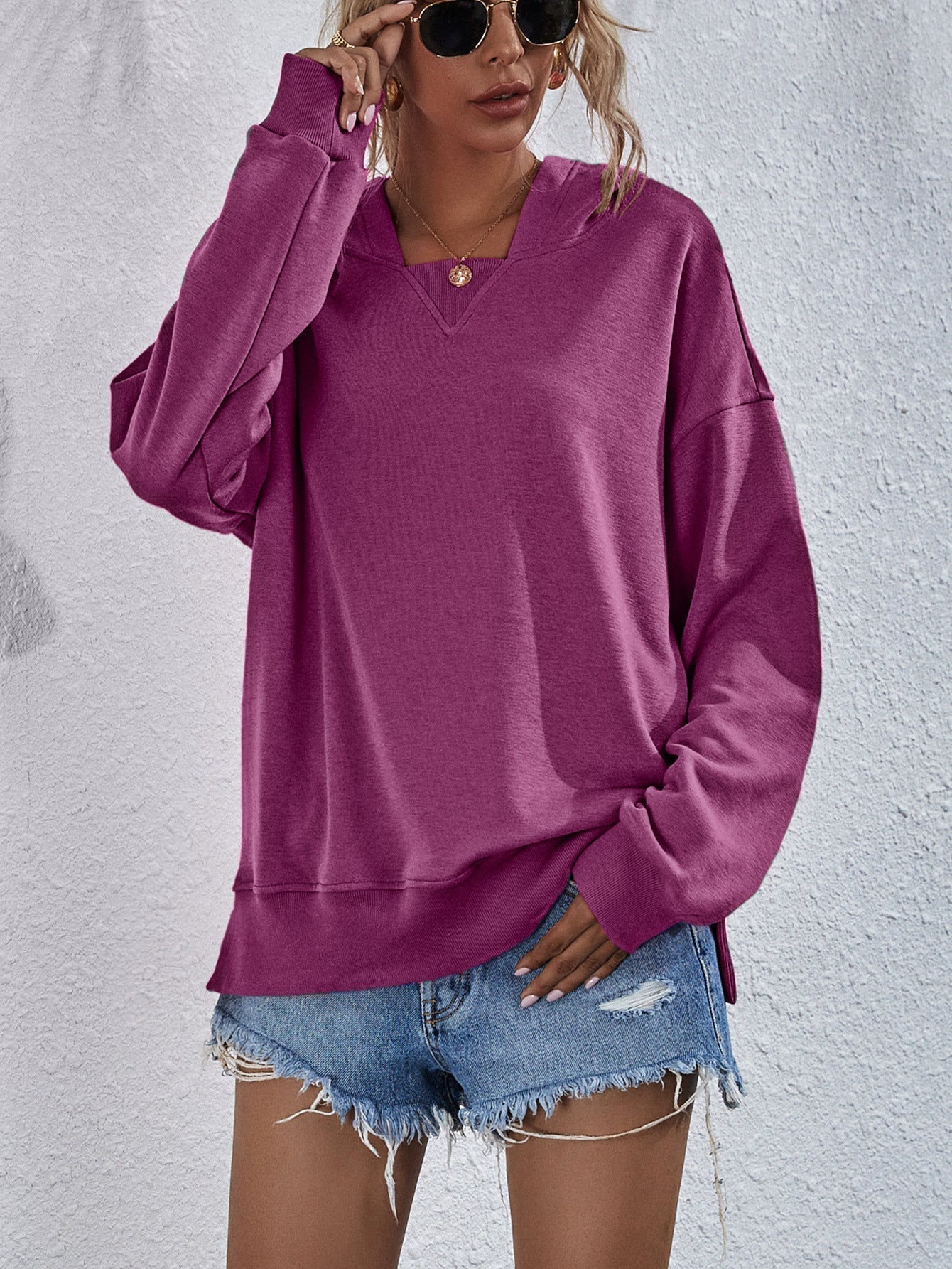 Sharon Casual sweater met capuchon voor dames