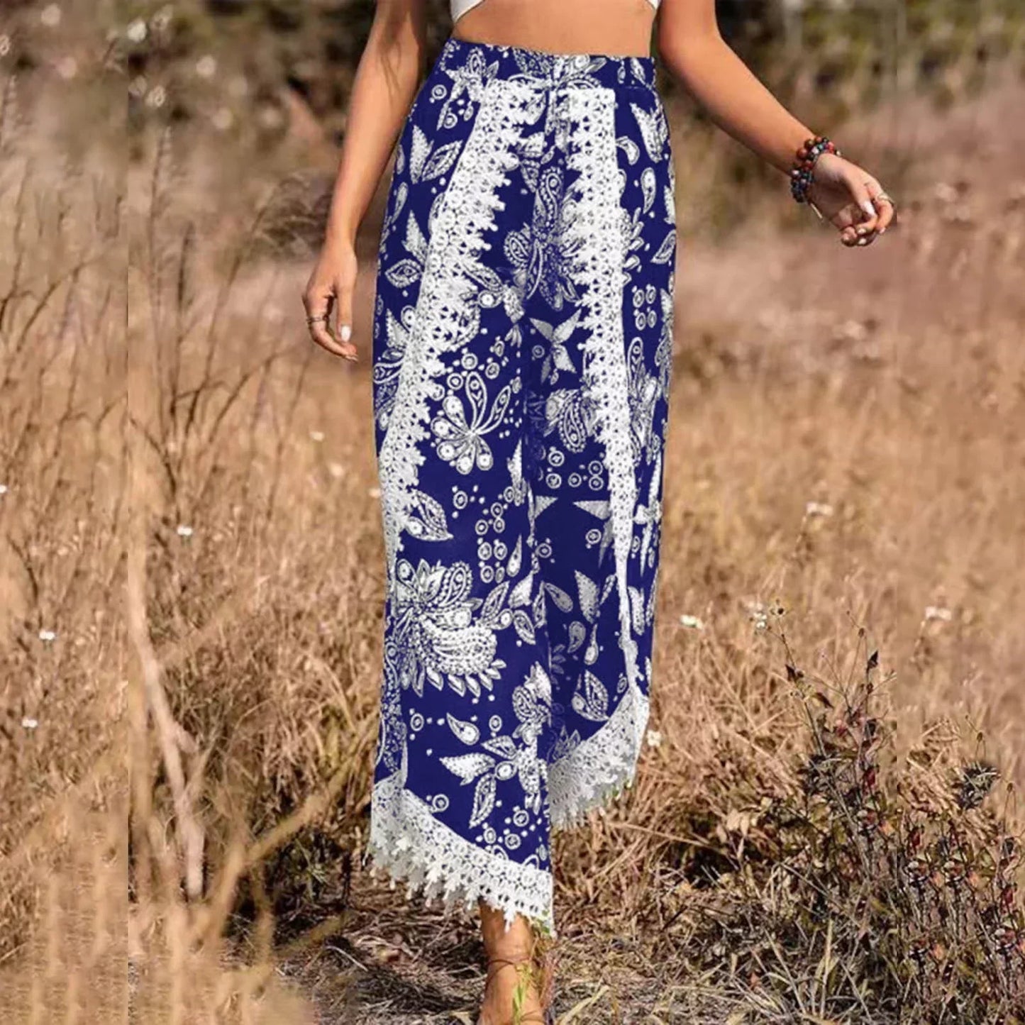 Elegante kanten broek