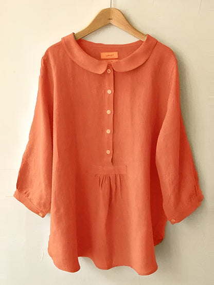 Dana | Comfortabele losse blouse met knopen voor dames
