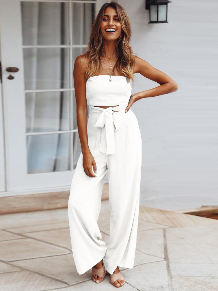 Coleta - Elegante mouwloze jumpsuit