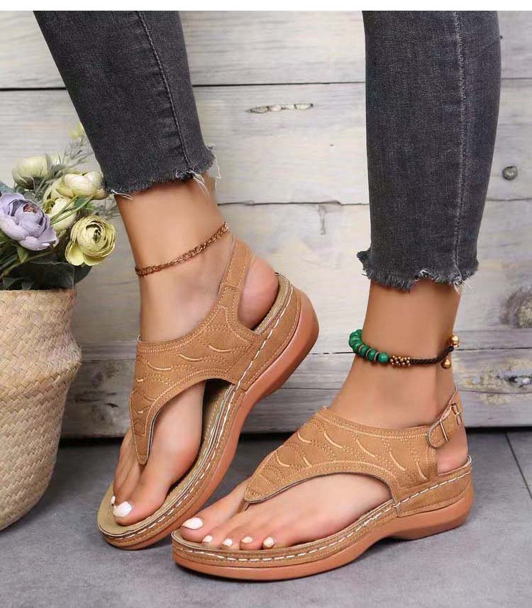 Irene® | Romanza Stijlvolle sleehaksandalen voor de zomerse strandlook