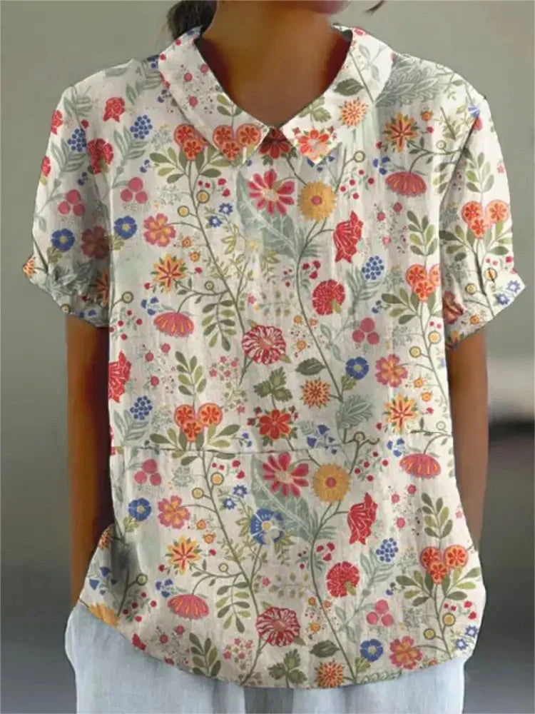 Blouse met bloemenprint voor dames