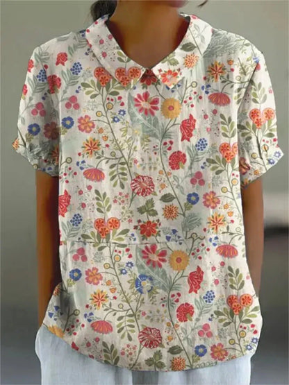 Blouse met bloemenprint voor dames