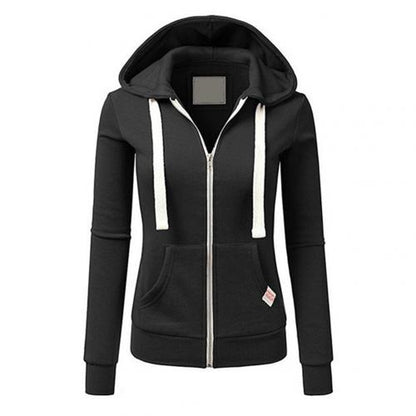 Sharon | Fleece Zip Up Hoodie Met Verstelbare Capuchon