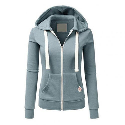 Sharon | Fleece Zip Up Hoodie Met Verstelbare Capuchon