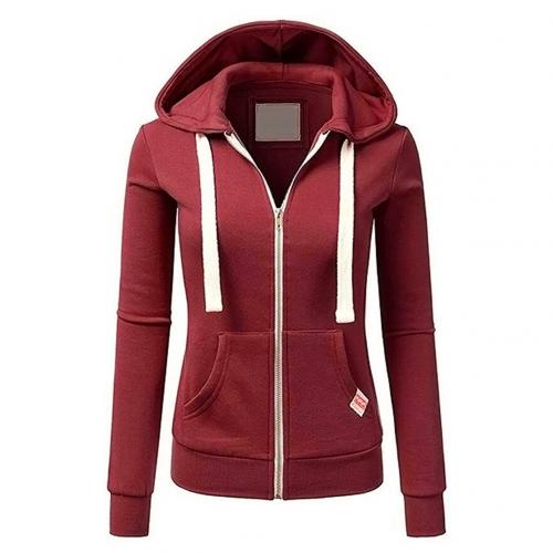 Sharon | Fleece Zip Up Hoodie Met Verstelbare Capuchon