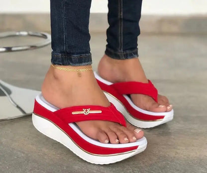 Yara® | Stijlvolle dikke sandalen met sleehak voor dames