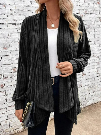 Oretta Cardigan | Luxe Geribbelde Textuur Cardigan