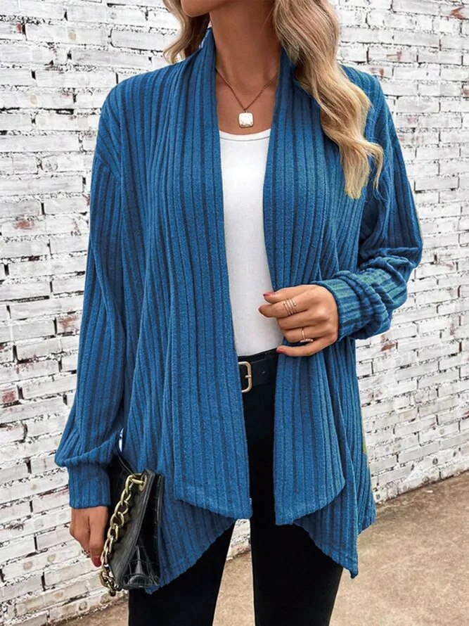 Oretta Cardigan | Luxe Geribbelde Textuur Cardigan