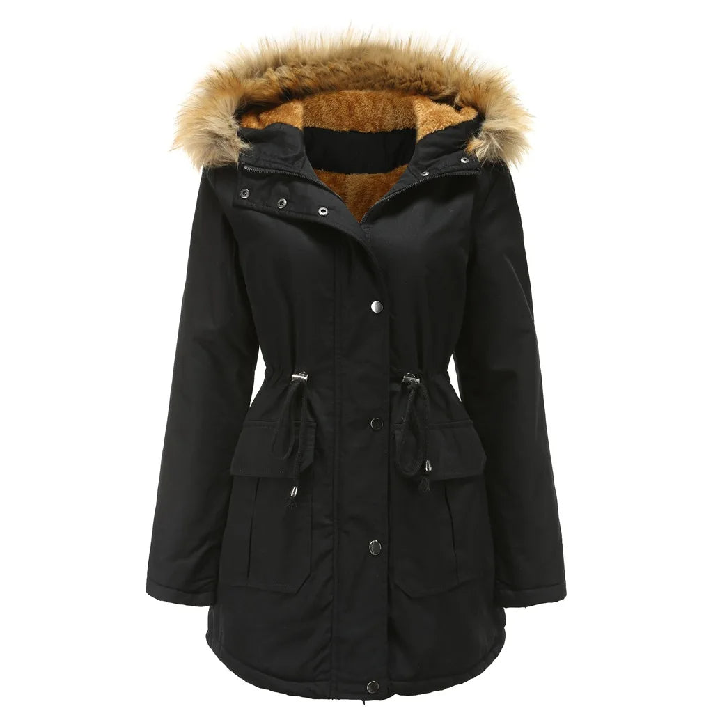 Winterparka met capuchon voor dames