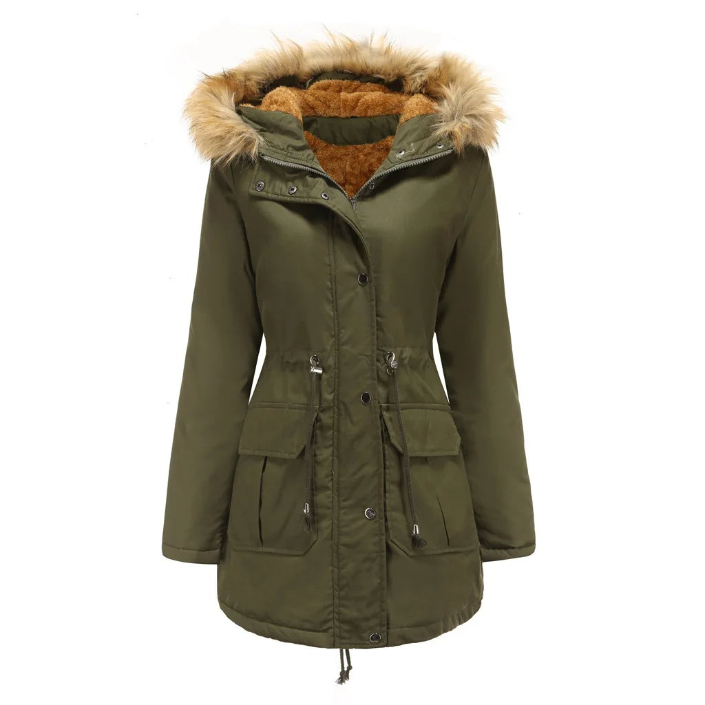 Winterparka met capuchon voor dames