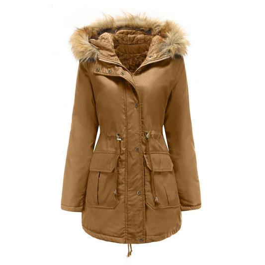 Winterparka met capuchon voor dames