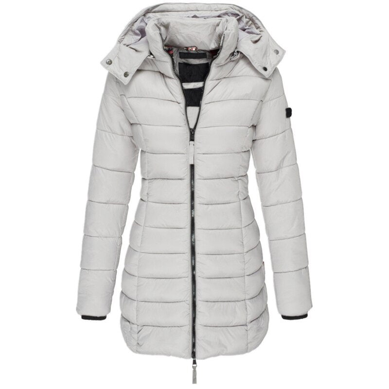 Nadine - warme parka met capuchon