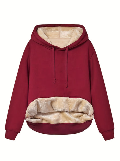 Sharon | Casual fleece gevoerde hoodie perfect voor de winter