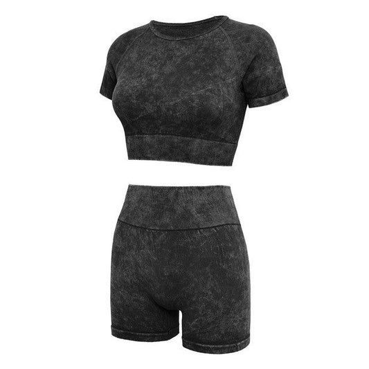 Naadloze yoga sportkleding set