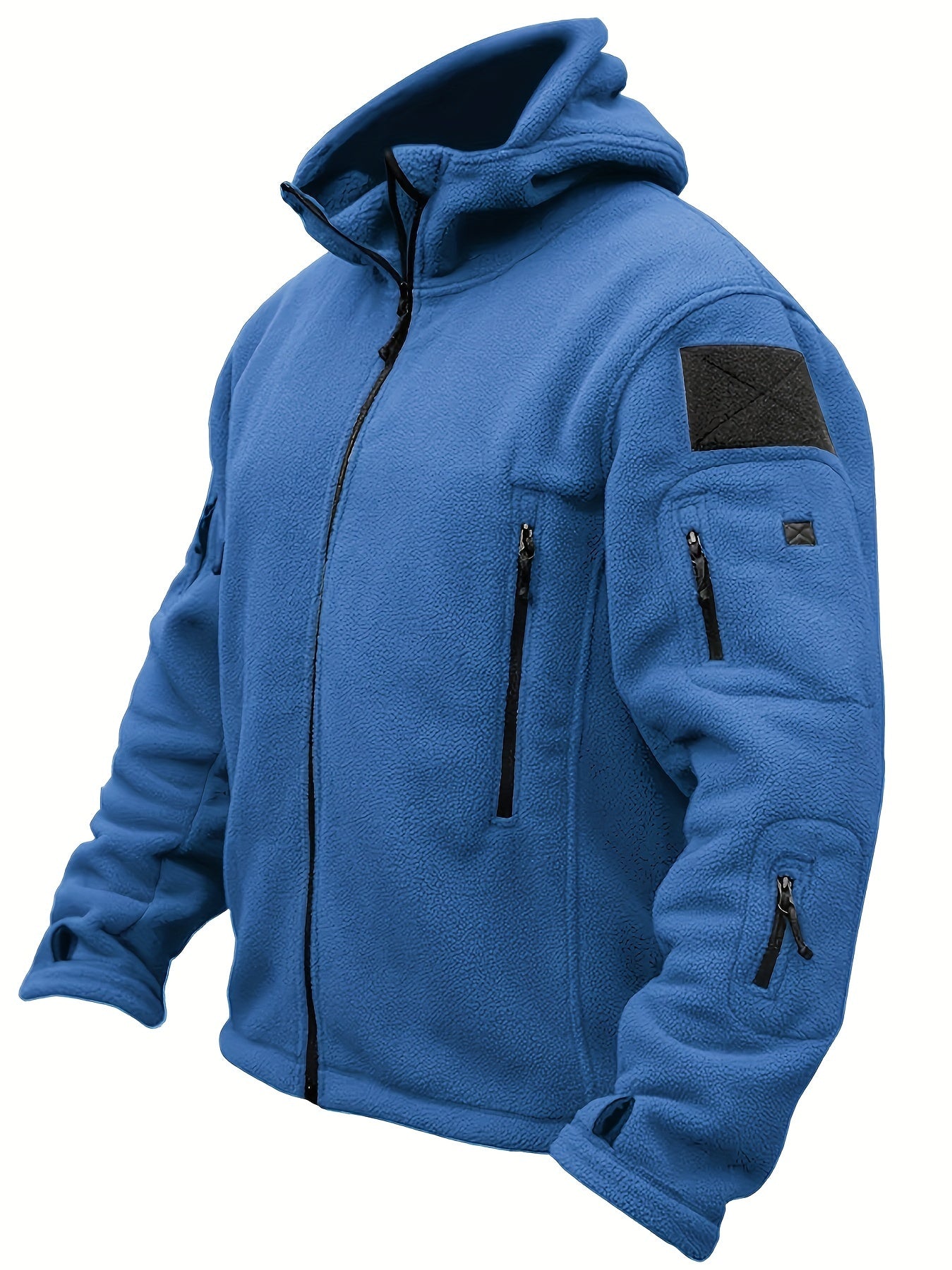 Warme fleece rits winddichte outdoorjas voor mannen | Perfect voor buitenactiviteiten