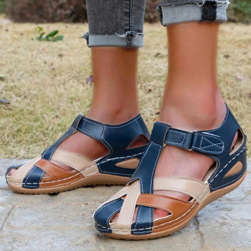 Edwina Sandals | Stylish Leather Summer Sandals