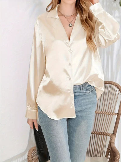 Ingekorte damesblouse