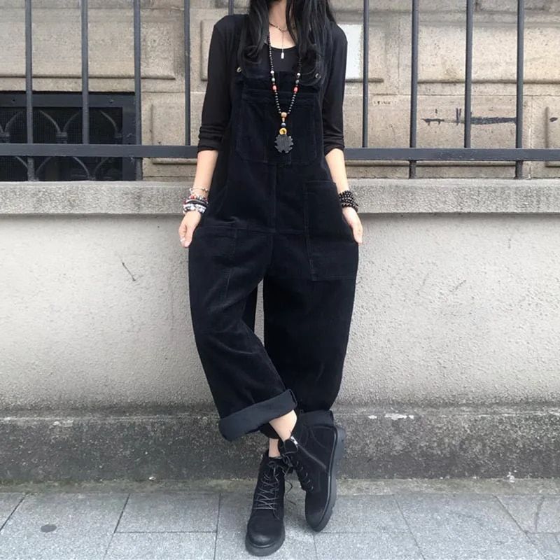 Vintage ribfluwelen jumpsuit - Elli