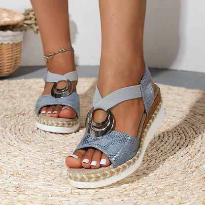 Erminia Sandals | Summer Stylish Wedge Sandals