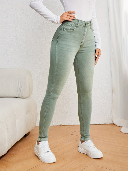 Mila | Dames slim fit jeans met hoge taille