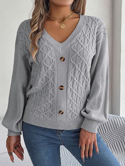 Nina - Chique en elegante herfst Sweater met draad voor dames