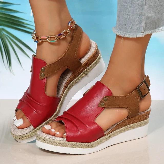 Faiga Sandals | Stylish Wedge Heel Summer Sandals