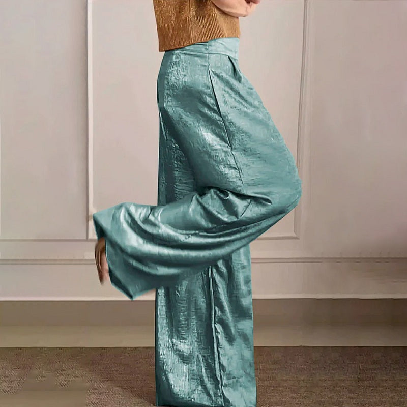 Spring Casual vintage broek in metallic kleuren voor dames