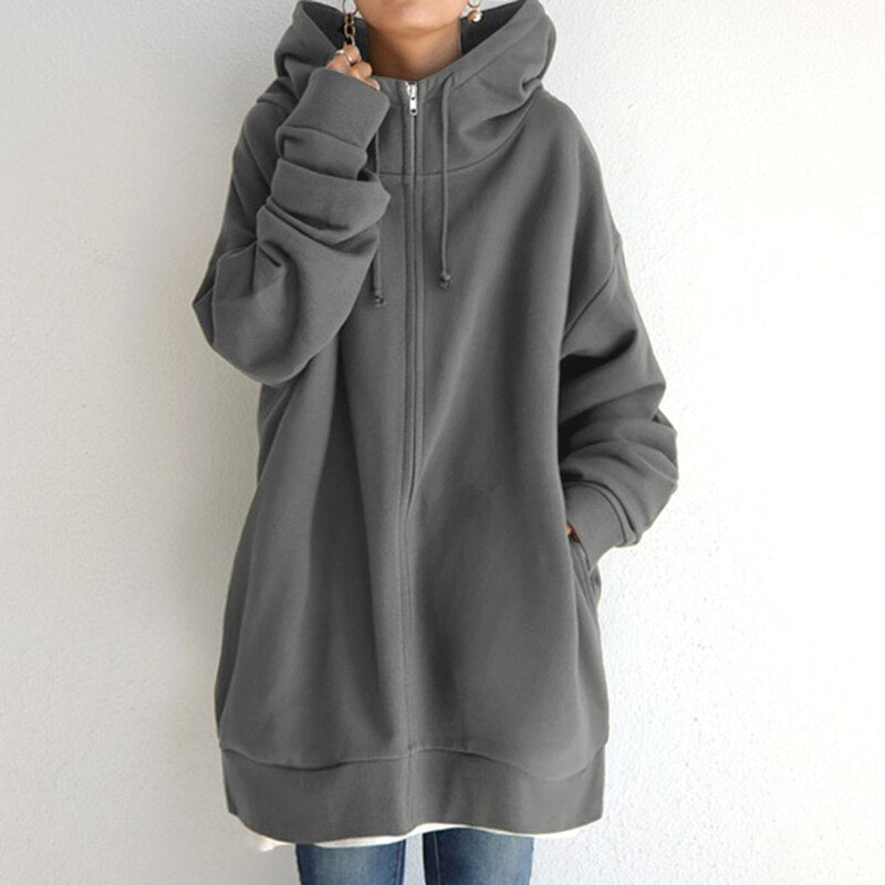 Eléonore - Knusse oversized winter hoody