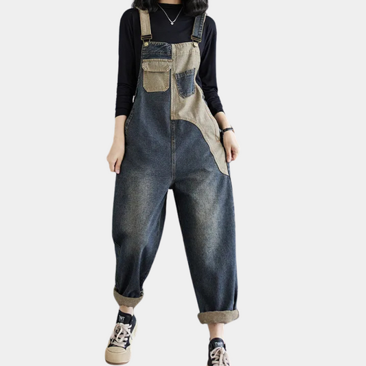AGATA Geraffineerde Denim Jumpsuit voor Dames