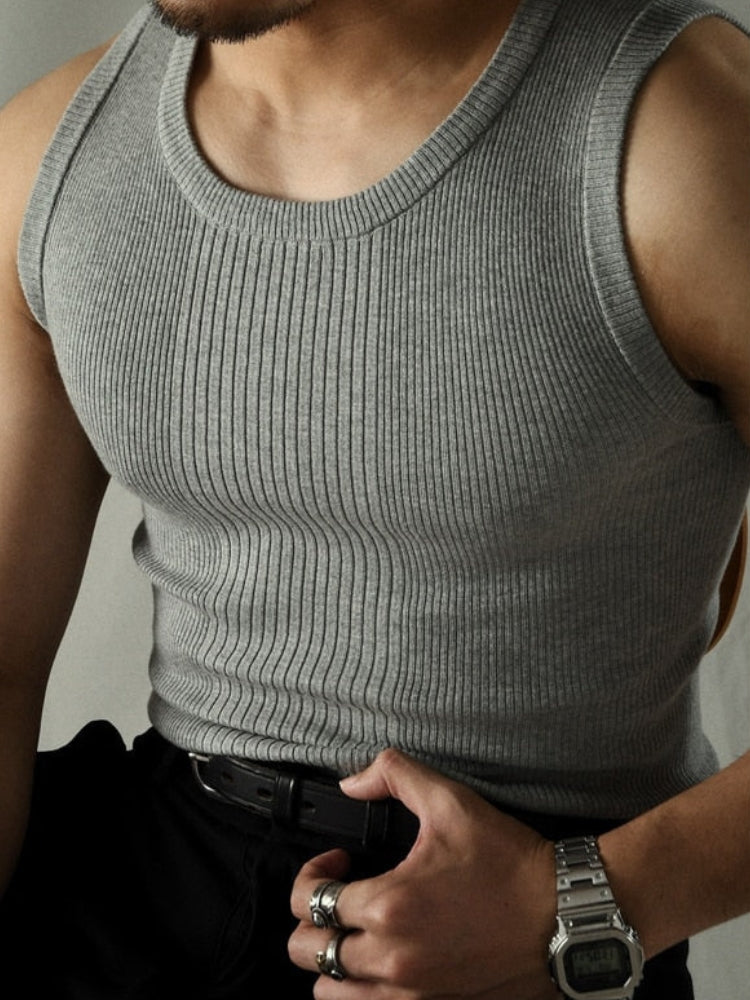 Old Money | Gebreide tanktop