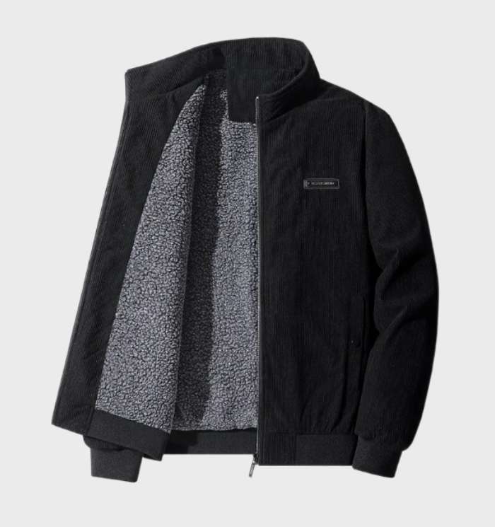 Frencis Jacket | Casual Fleece Lining Corduroy Jacket