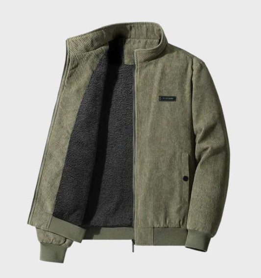 Frencis Jacket | Casual Fleece Lining Corduroy Jacket